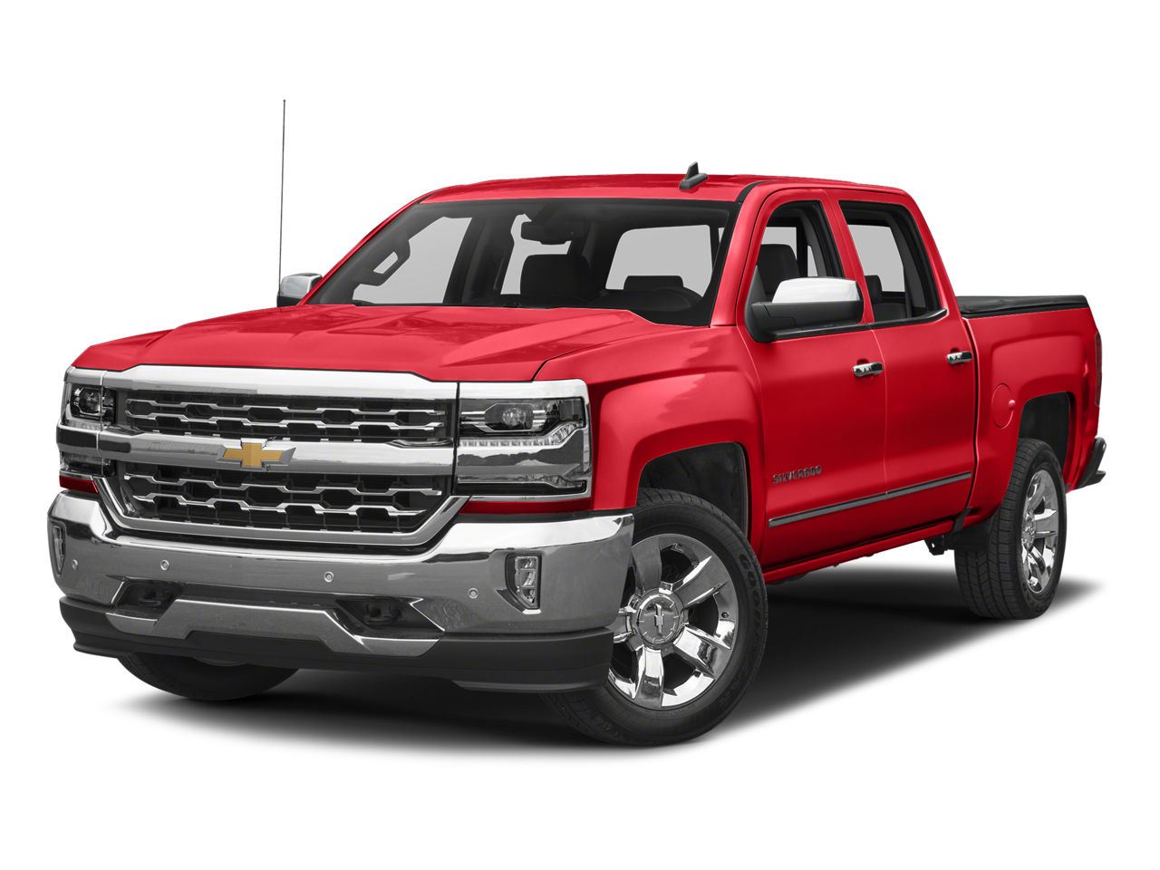 2017 Chevrolet Silverado 1500 — rear three-quarter view