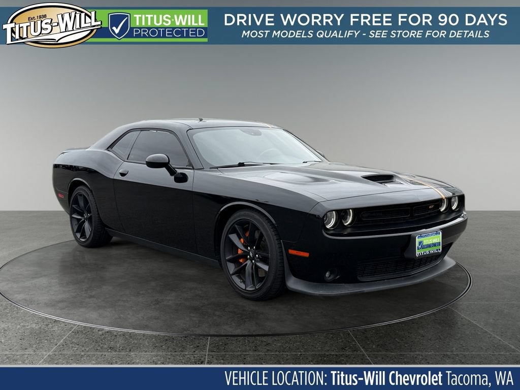 2023 Dodge Challenger GT in Black — front three-quarter view