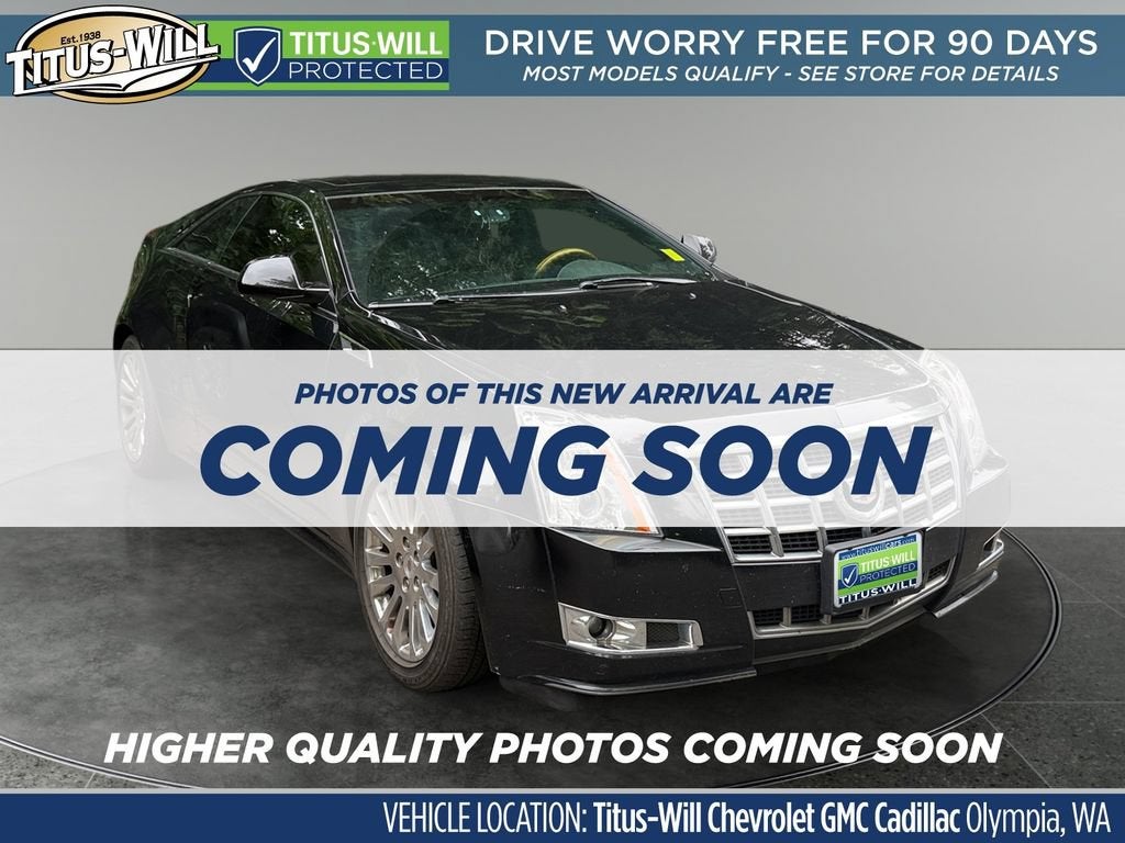 2014 Cadillac CTS Premium in Black Raven — front three-quarter view