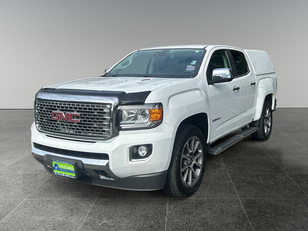2019 GMC Canyon — rear three-quarter view