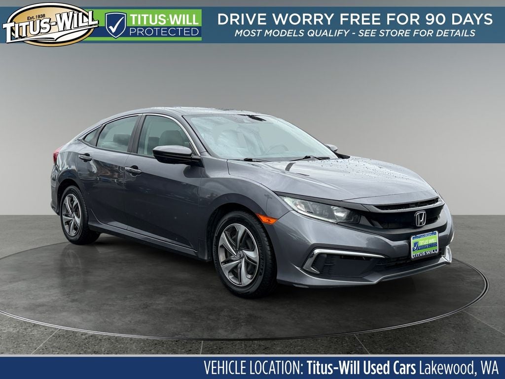 2019 Honda Civic LX in Other — front three-quarter view