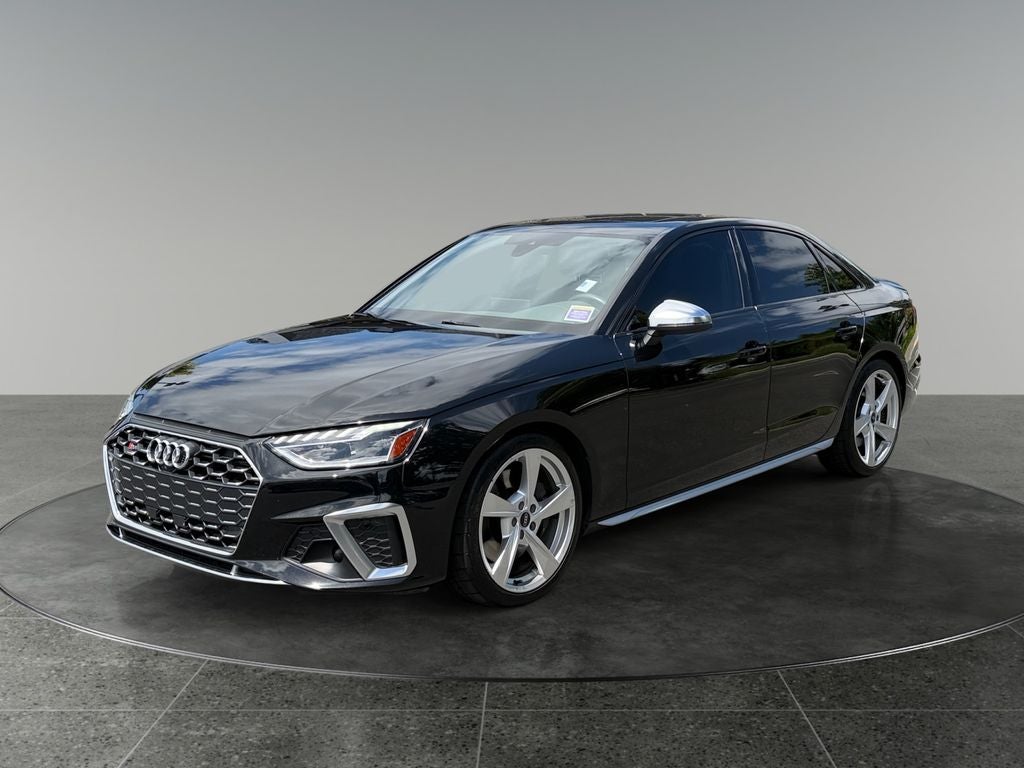 2021 Audi S4 — rear three-quarter view