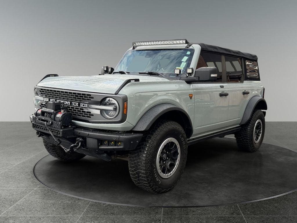 2021 Ford Bronco — rear three-quarter view