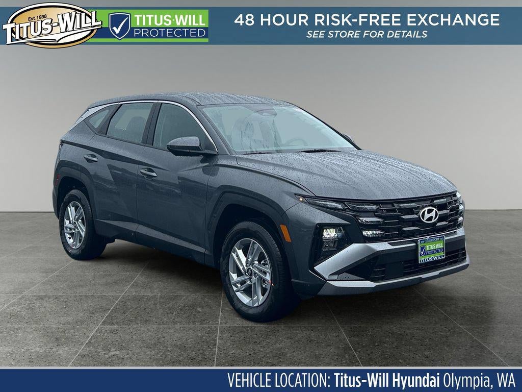 2026 Hyundai TUCSON SE AWD in Ecotronic Gray — front three-quarter view