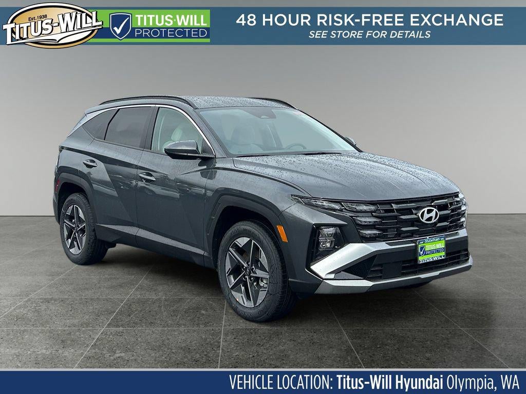 2026 Hyundai TUCSON SEL AWD in Ecotronic Gray — front three-quarter view