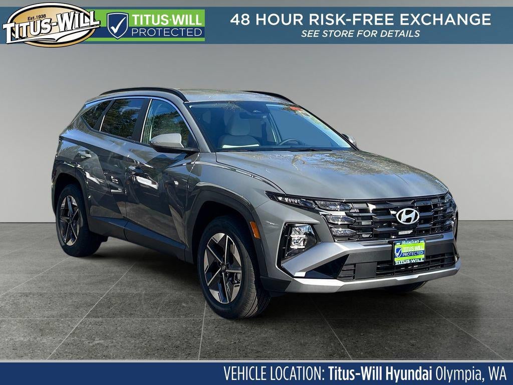 2026 Hyundai TUCSON SEL AWD in Hampton Gray — front three-quarter view