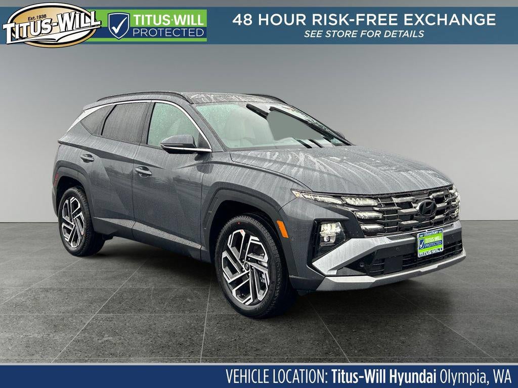 2026 Hyundai TUCSON Limited AWD in Ecotronic Gray — front three-quarter view