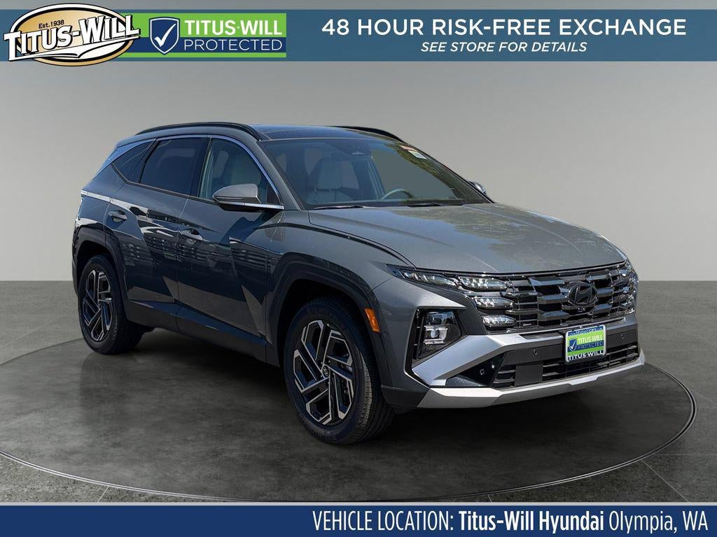 2026 Hyundai TUCSON HYBRID Limited in Ecotronic Gray — front three-quarter view
