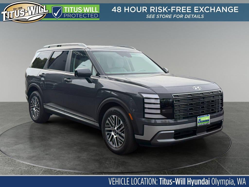 2026 Hyundai PALISADE SEL AWD in Ecotronic Gray Pearl — front three-quarter view