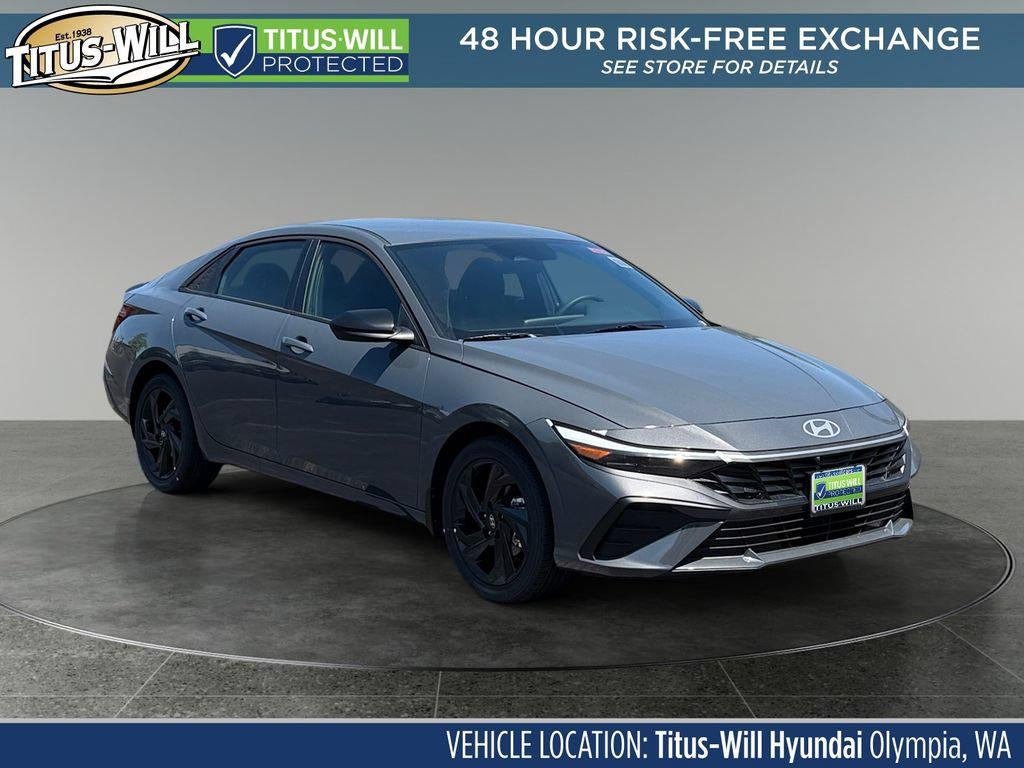 2026 Hyundai ELANTRA SEL Sport in Ecotronic Gray — front three-quarter view
