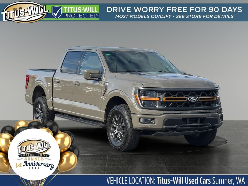 2026 Ford F-150 Tremor in Grey — front three-quarter view