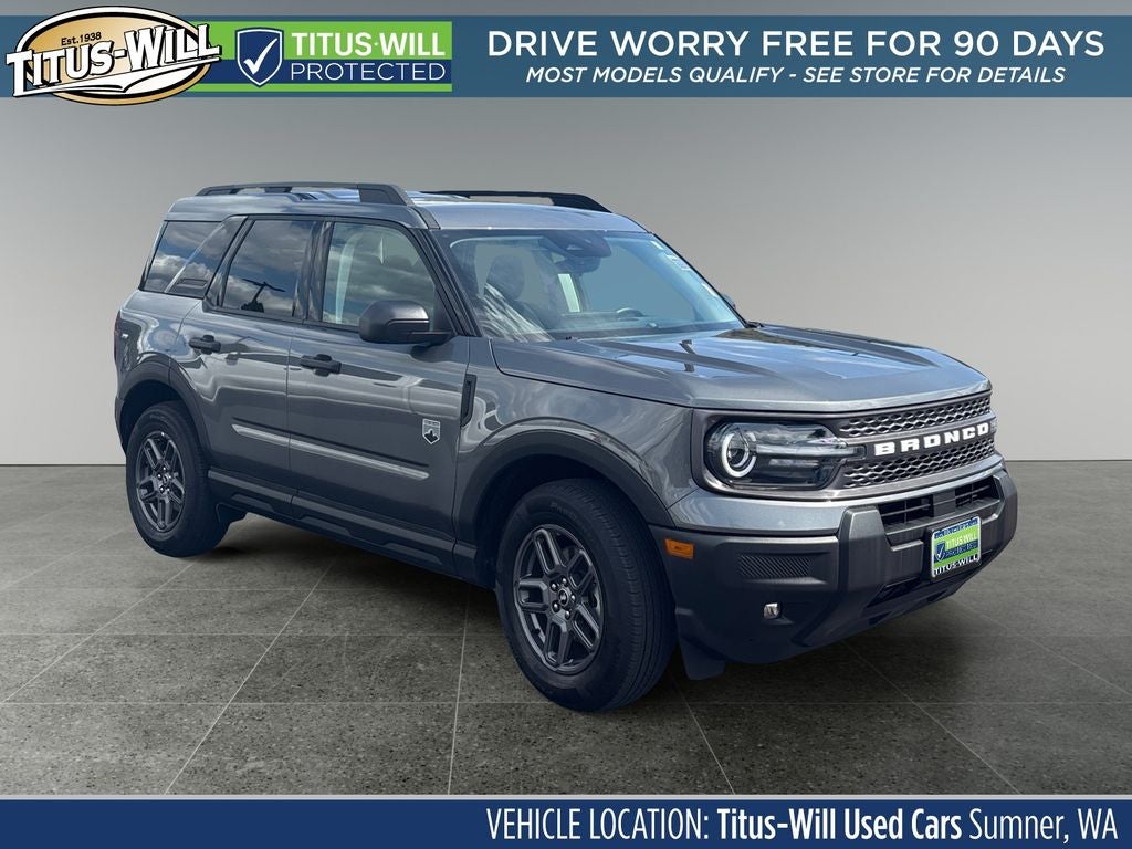 2025 Ford Bronco Sport Big Bend in Gray Metallic — front three-quarter view